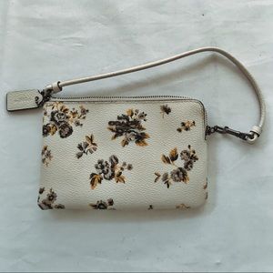 Coach Floral Wristlet
